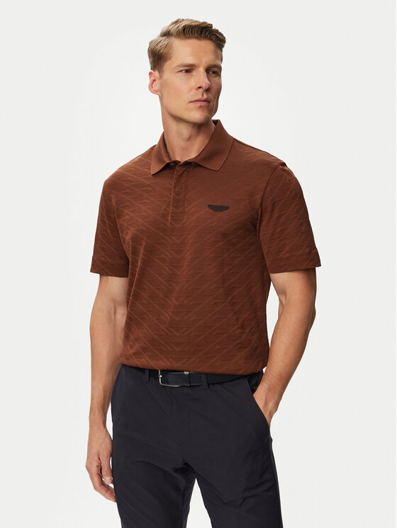 BOSS BOSS Polo C-Prout 180_AM 50565174 Smeđa Regular Fit