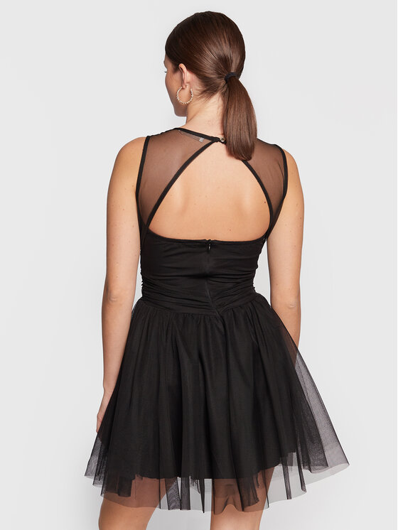 Rinascimento Rinascimento Kokteilinė suknelė CFC0110240003 Juoda Regular Fit