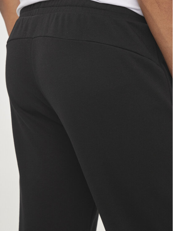 Puma Puma Jogginghose Ess Logo 586716 Schwarz Regular Fit