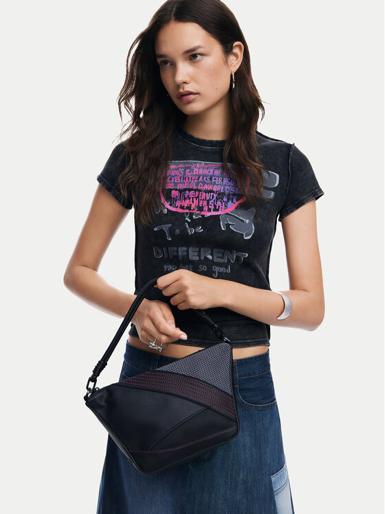 Desigual Desigual Handtasche 25SAXPC7 Schwarz