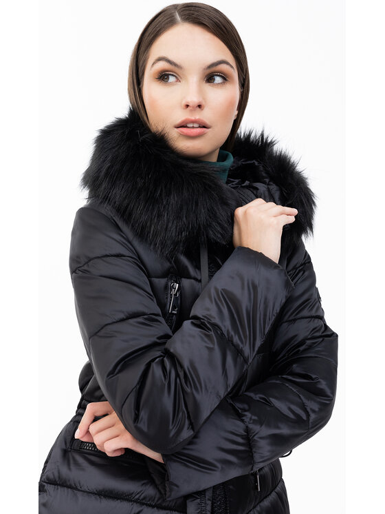 Tiffi Tiffi Kurtka damska LUSERNA Czarny Slim Fit