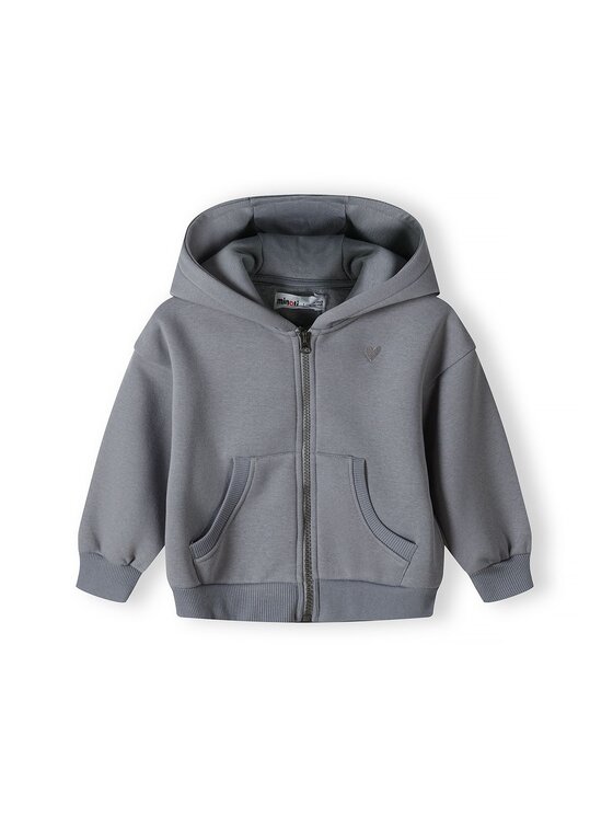 minoti minoti Bluza 16fleece 21 Szary Regular Fit