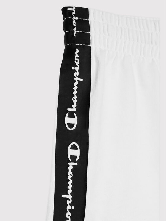 Champion Champion Szorty sportowe 404357 Biały Regular Fit