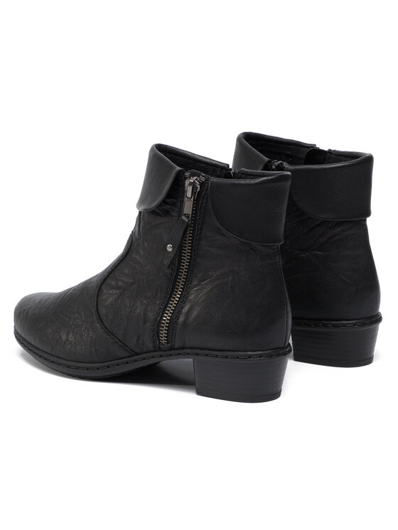 Rieker Rieker Botine Y07A8-01 Negru