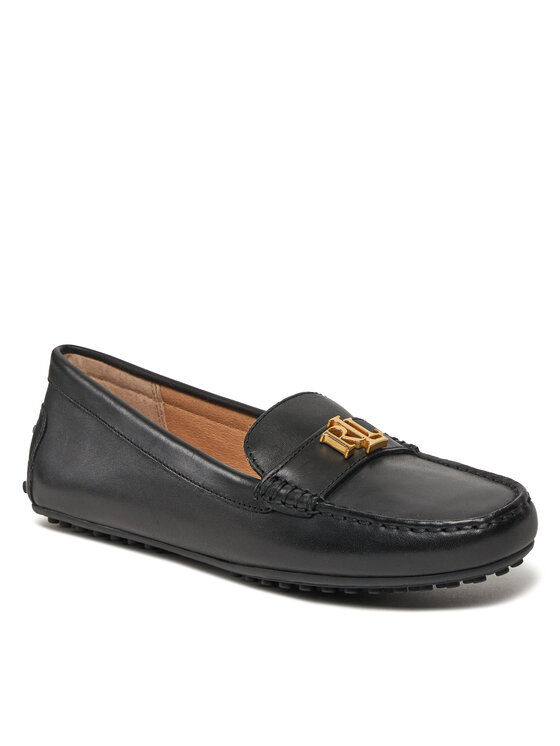 LAUREN RALPH LAUREN Lauren Ralph Lauren Mokasíny Barnsburry 802925635001 Čierna