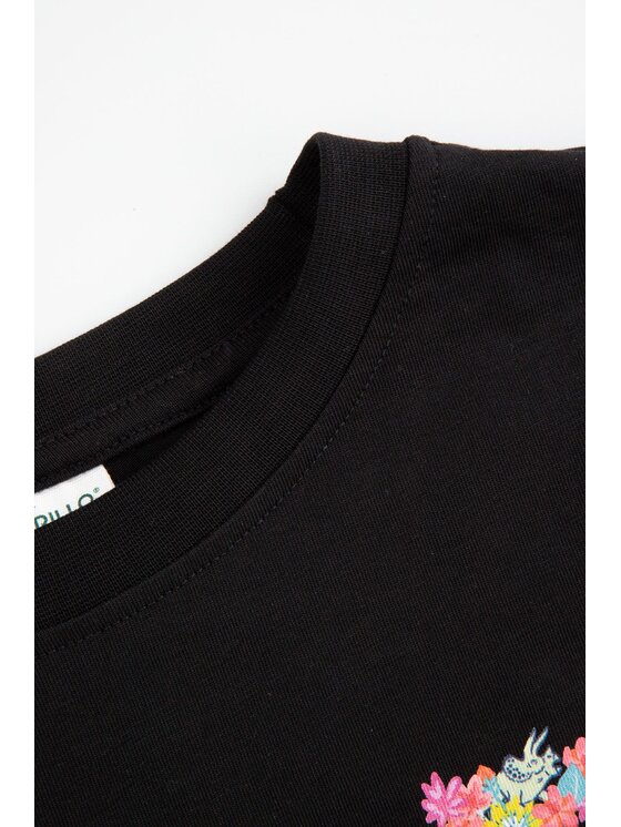 Coccodrillo Coccodrillo Tričko WC5143104LGD-021 Čierna Regular Fit