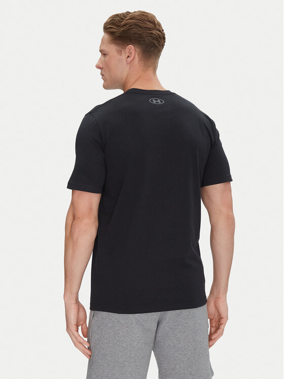 Under Armour Under Armour Тишърт Boxed Sports 1386793 Черен Loose Fit