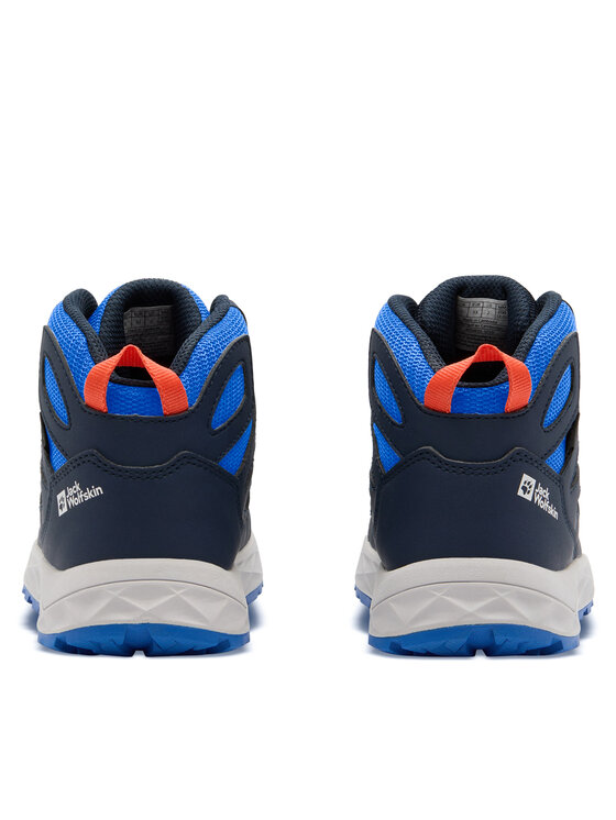 Jack Wolfskin Jack Wolfskin Trekking čevlji Woodland 2 Texapore Mid K 4059831 Mornarsko modra