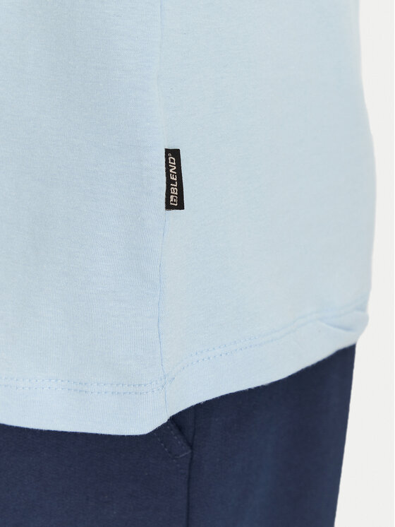 Blend Blend Tričko 20717965 Modrá Regular Fit