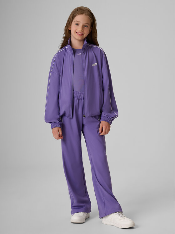 4F 4F Bluza AQUA FORCE Fioletowy Loose Fit