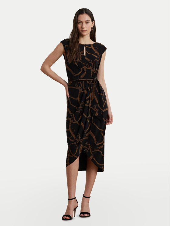 LAUREN RALPH LAUREN LAUREN RALPH LAUREN Koktejlové šaty 200973612001 Černá Slim Fit