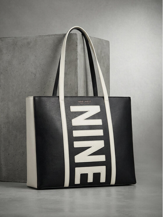 Nine West Nine West Ročna torba CEO-WHITE-LX10027 Črna