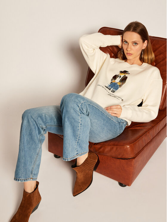 Polo Ralph Lauren Polo Ralph Lauren Світшот 211800245001 Білий Regular Fit