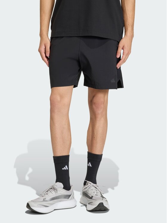 adidas adidas Szorty materiałowe 159194 Czarny Regular Fit