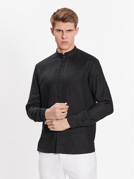 HUGO Hugo Cămașă 50490740 Negru Slim Fit