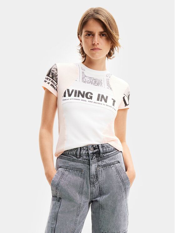 Desigual Desigual Jeans hlače Mackenzie 24SWDD56 Siva Straight Fit