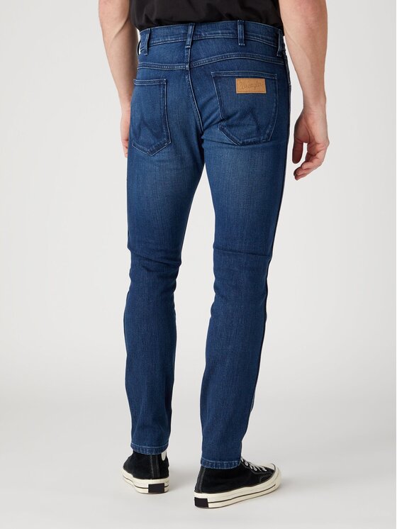 Wrangler Wrangler Jeansy BRYSON Niebieski Skinny Fit