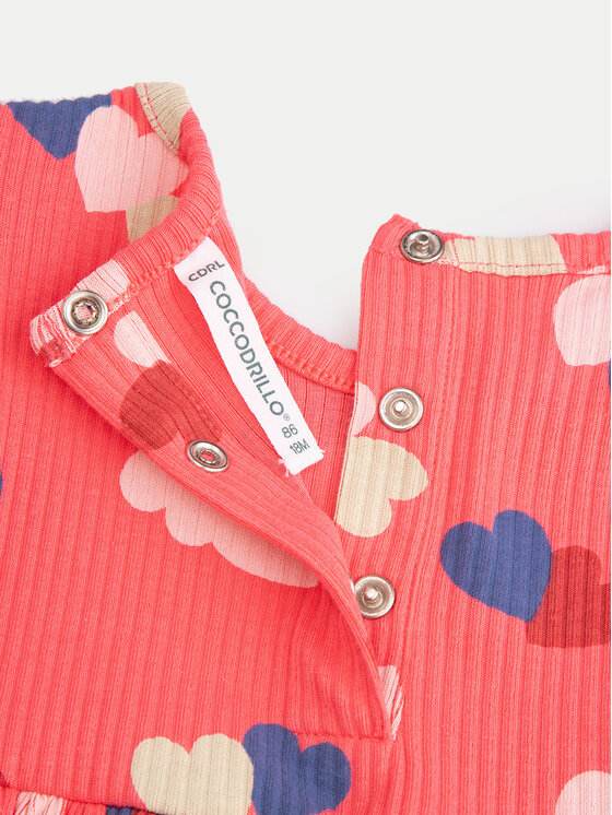 Coccodrillo Coccodrillo Sukienka codzienna ZC4129101HGN Różowy Regular Fit