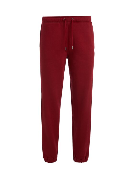 Guess Jeans Guess Jeans Kalhoty z materiálu 167117 Červená Slim Fit