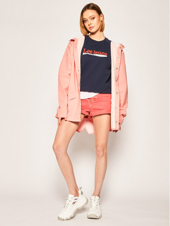 Lee Lee Felpa Crew L53KBRNM 112112380 Blu scuro Regular Fit