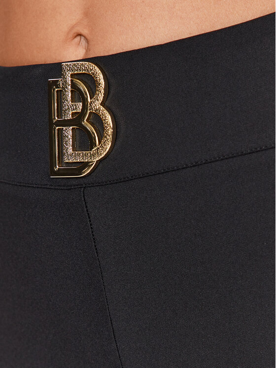 Babylon Babylon Штани з тканини T_MF0601 Чорний Regular Fit
