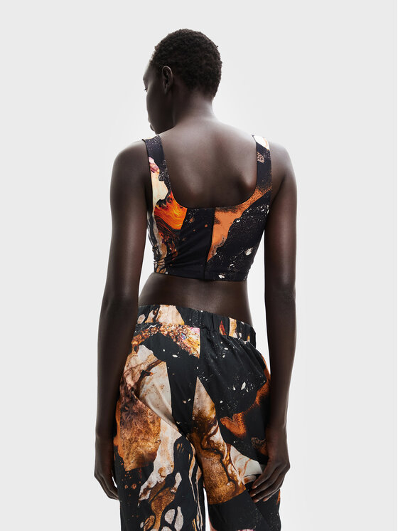 Desigual Desigual Τοπ Carmin 22WWTK06 Έγχρωμο Slim Fit