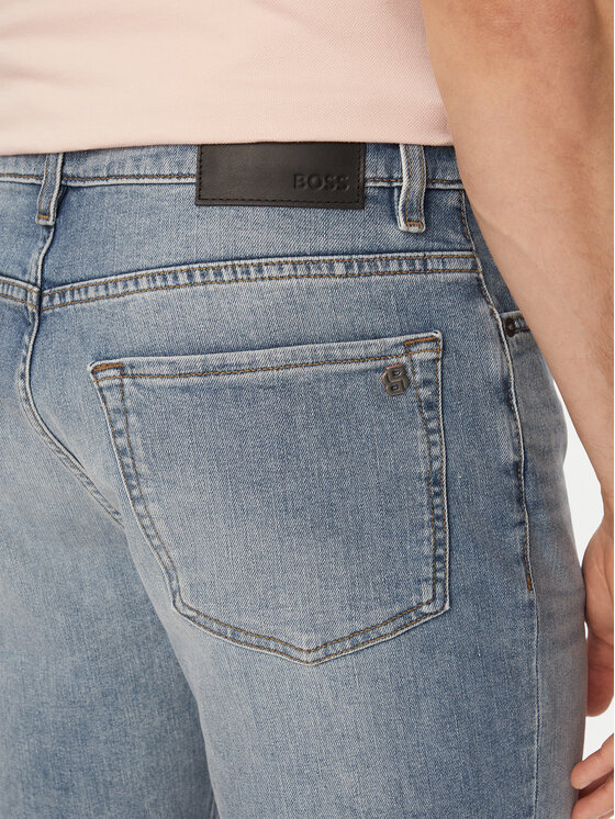 BOSS BOSS Szorty jeansowe Re.Maine 50559892 Błękitny Regular Fit