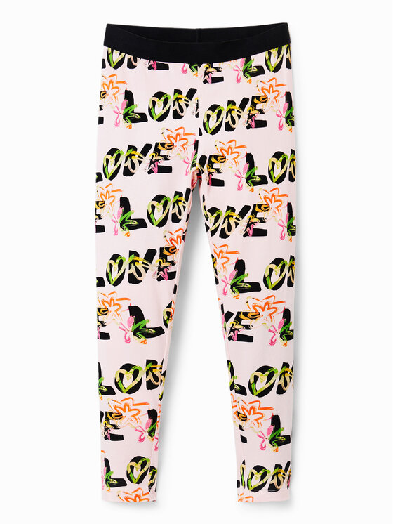 Desigual Desigual Leggings 23SGKK03 Ružičasta Slim Fit