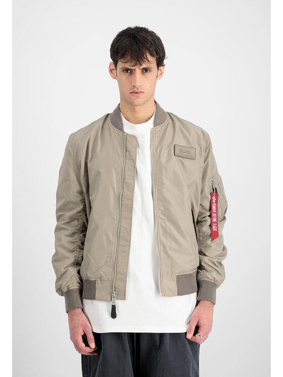 Alpha Industries Alpha Industries Kurtka bomber 126101 Beżowy Slim Fit