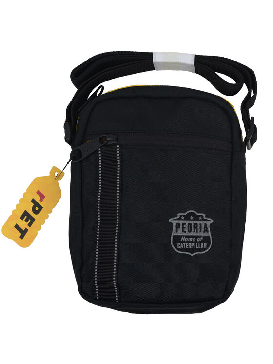 CATerpillar CATerpillar Saszetka Caterpillar Peoria City Bag Czarny