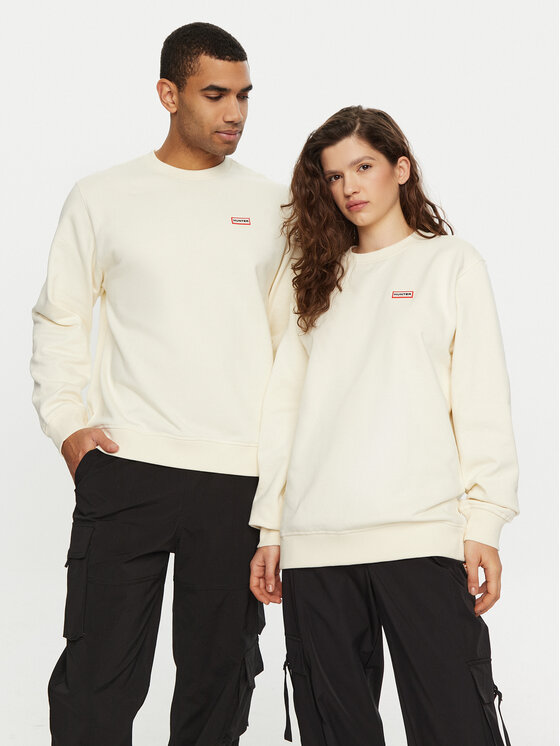 Hunter Hunter Pulóver HARU0007242 Ekru Regular Fit