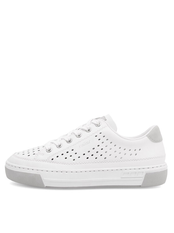 Rieker Rieker Sneakersy L8849-80 Biały