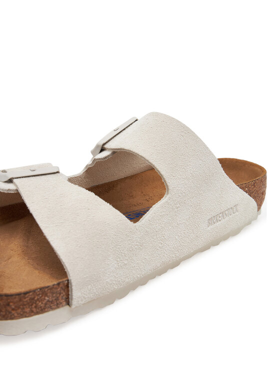 Birkenstock Birkenstock Nazouváky Arizona zamsz 1024554 Bílá
