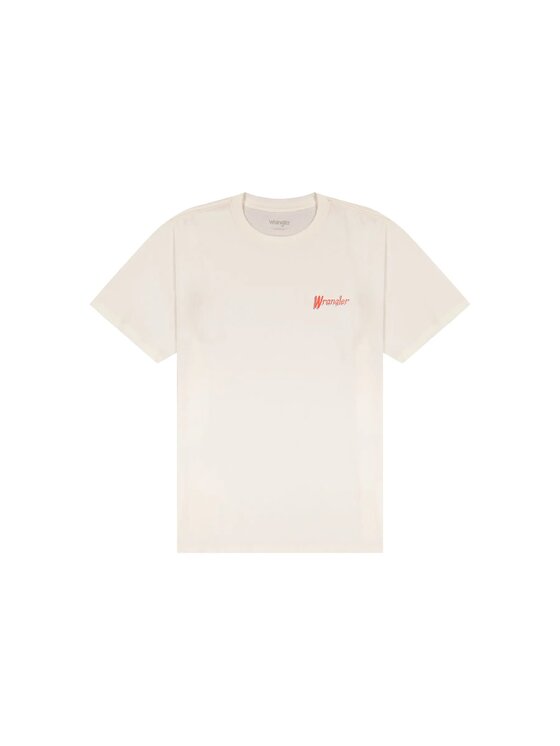 Wrangler Wrangler T-shirt GRAPHIC TEE Bianco Regular Fit