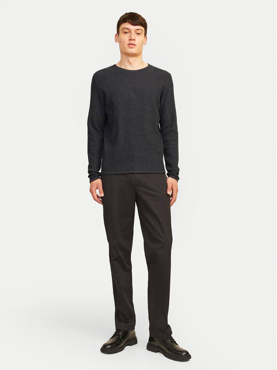 Jack & Jones Jack & Jones Sweter Cooper 12258407 Szary Regular Fit