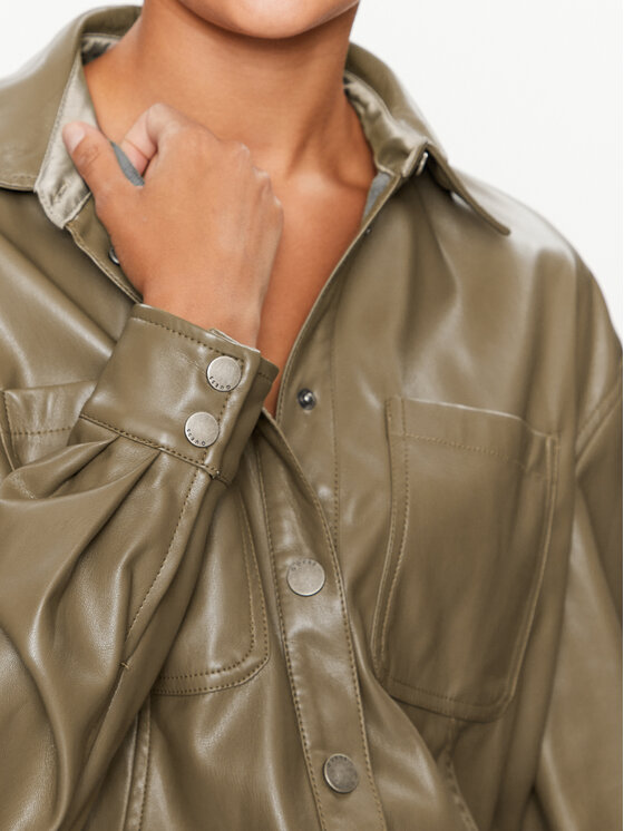 Guess Guess Koszula W3YH57 WF8Q0 Brązowy Relaxed Fit