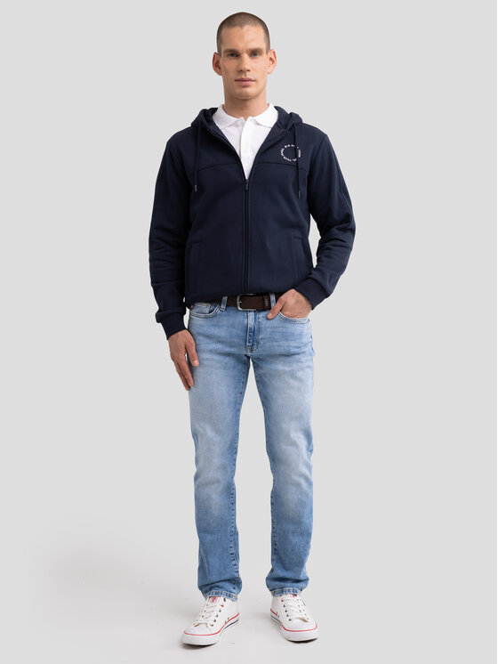 BIG STAR BIG STAR Jeansy TERRY SLIM Niebieski Slim Fit