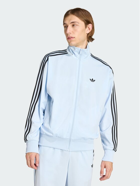 adidas adidas Bluza FIREBIRD Błękitny Loose Fit