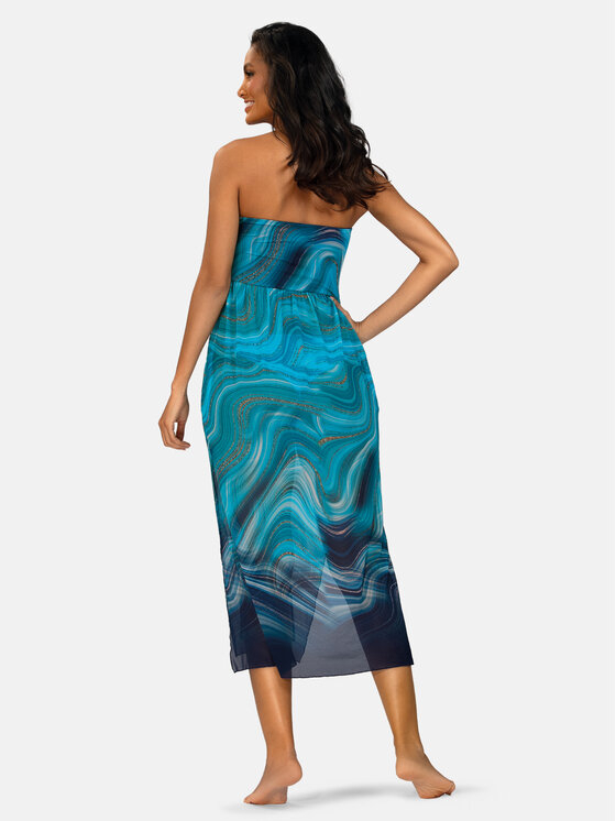 Feba Feba Vestito da spiaggia F43 Turchese