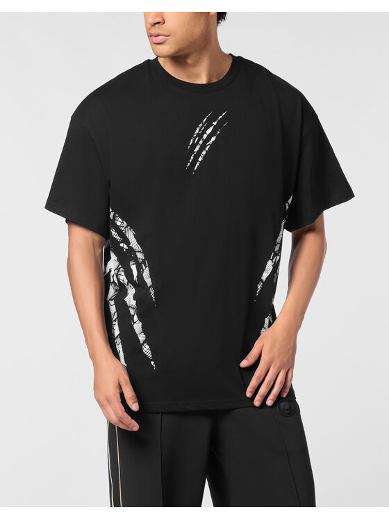Plein Sport Plein Sport T-shirt 28015 Nero Regular Fit