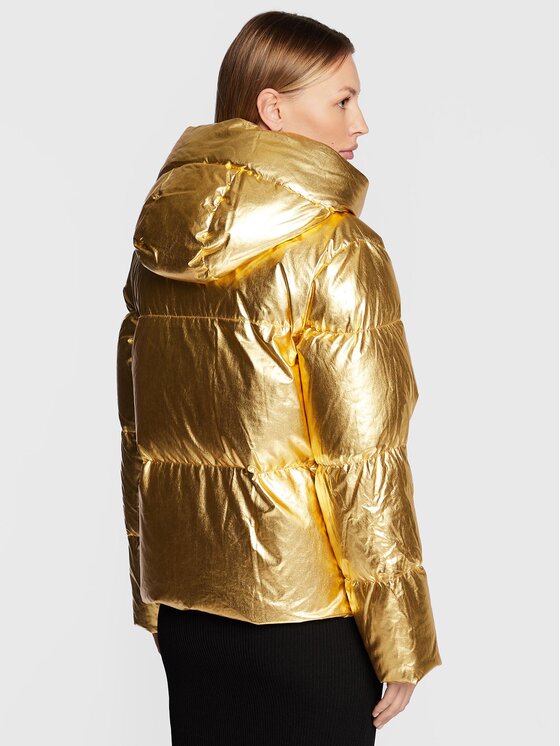 MICHAEL Michael Kors MICHAEL Michael Kors Пухено яке MF2207977T Златист Regular Fit