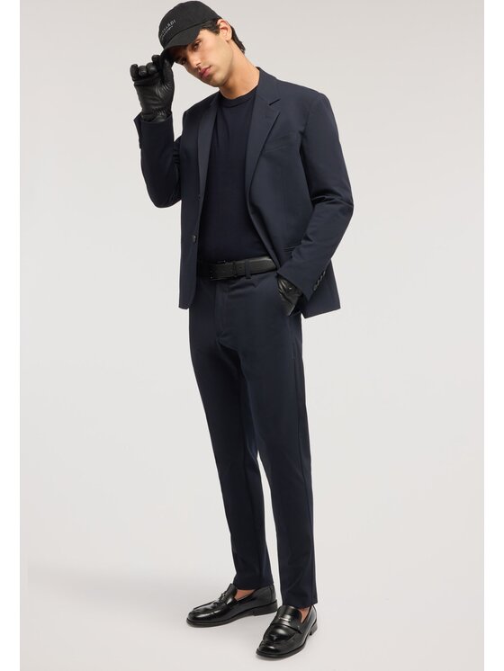 Trussardi Trussardi Spodnie materiałowe P005M000168N0B7 Niebieski Slim Fit