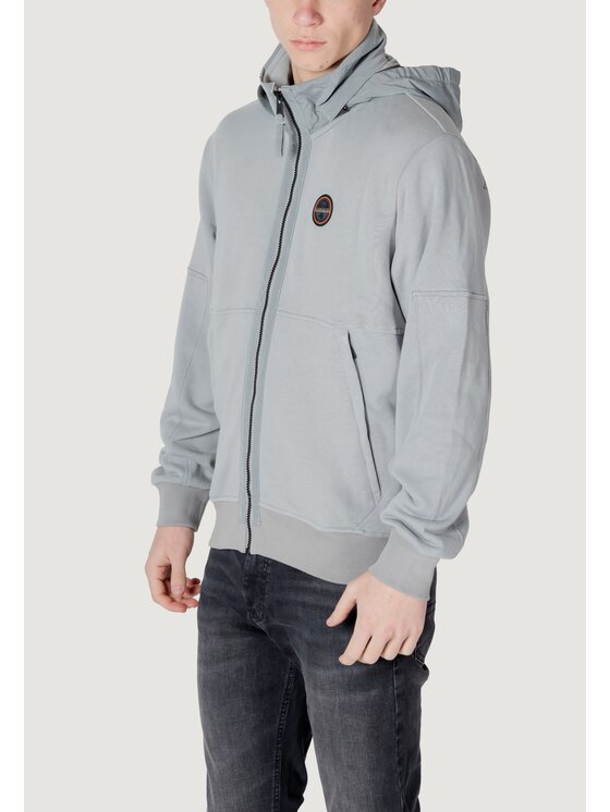 Napapijri Napapijri Felpa B-AMBRA FZH Grigio Casual Fit