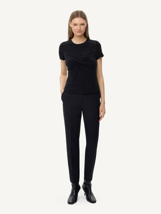 KMX KMX Spodnie materiałowe 809910007 Czarny Tapered Fit