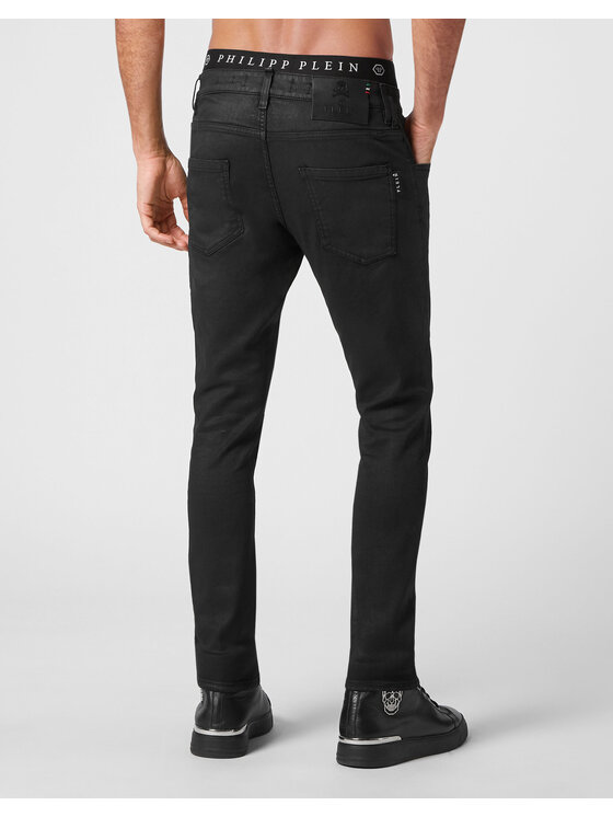 PHILIPP PLEIN PHILIPP PLEIN Jeansy 3591 Czarny Skinny Fit