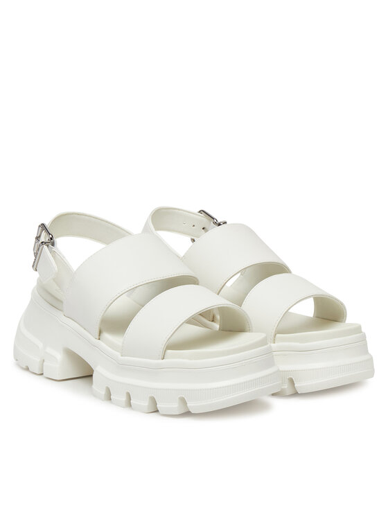 Tommy Jeans Tommy Jeans Sandále Tjw Chunky City Sandal EN0EN02750 Écru