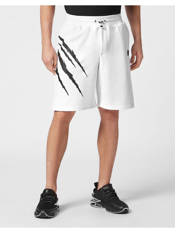 Plein Sport Plein Sport Szorty 8225 Biały Jogger Fit