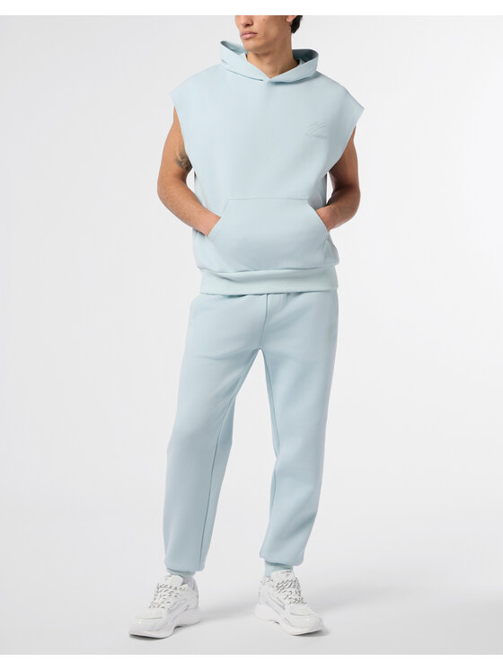 Plein Sport Plein Sport Kamizelka 29088 Niebieski jasny Jegging Fit