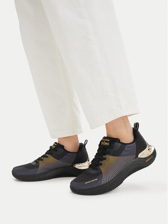 Skechers Сникърси Snoop Dogg: Snoop Ace - Cyber Walker 186025/BKGD Черен