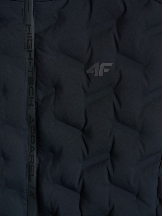 4F 4F Kamizelka URBAN COMMUTER Czarny Regular Fit